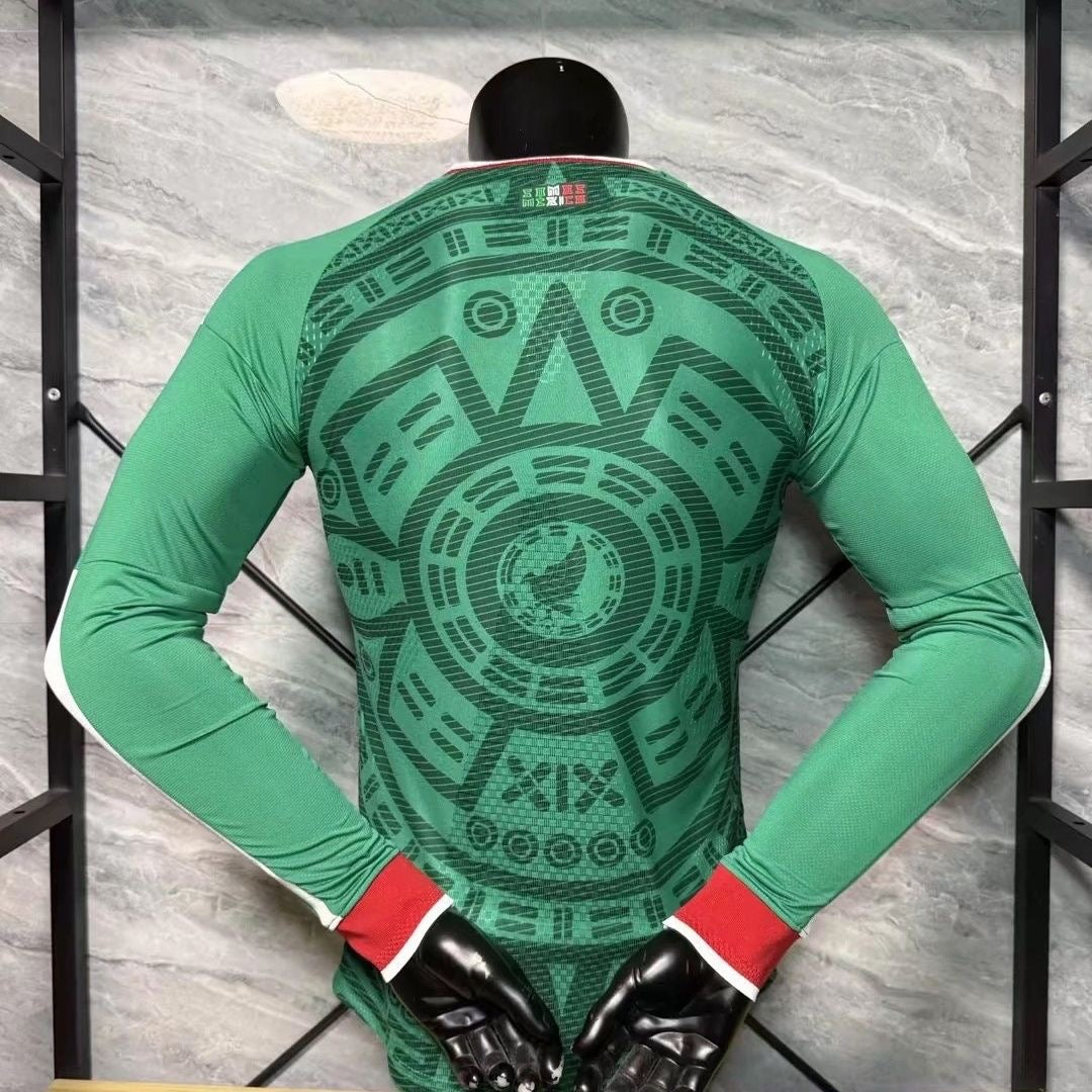 Mexico World Cup 2026 Home Long Sleeve Replica Jersey Adults